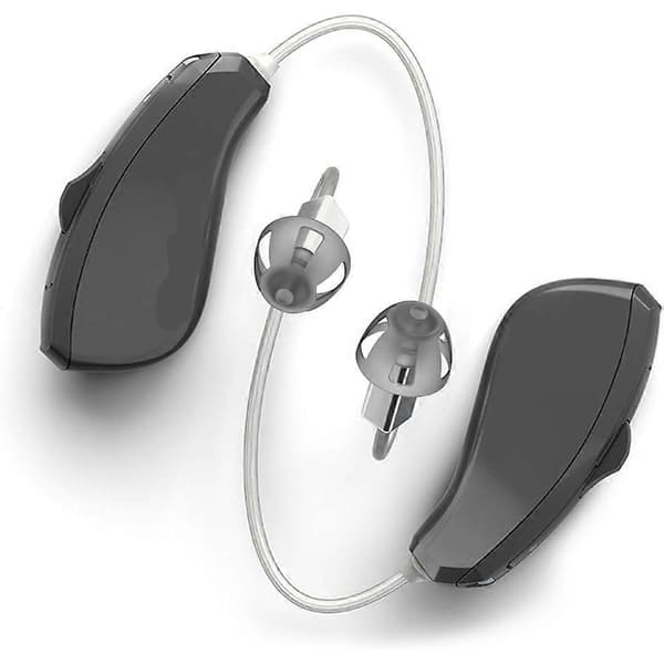 Resound-kompatible høreapparatkupler, åbne, røgfarvede ørepropper, reservedele, 8 mm (medium 20-pak)