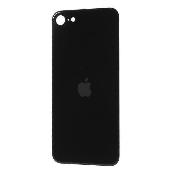 Bakdeksel av høy kvalitet i glass kompatibelt med Apple iPhone SE (2. generasjon) Black