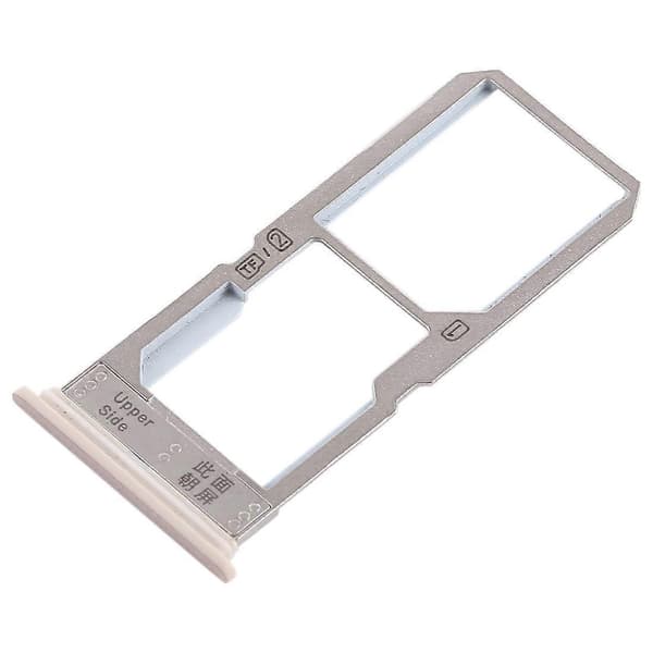 For Vivo Y67 SIM-kortskuff + SIM-kortskuff / Micro SD-kortskuff Gold