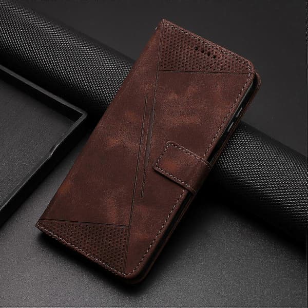 Fodral för Honor Magic 7 Lite Skyddande Flip PU Läder Telefonfodral Kompatibel med Honor Magic 7 Lite Brown