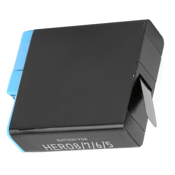 TELESIN Action Camera Halv Dekoding Batteri 1220mAh Høy Kapasitet for Gopro Hero8/7/6/5—ls