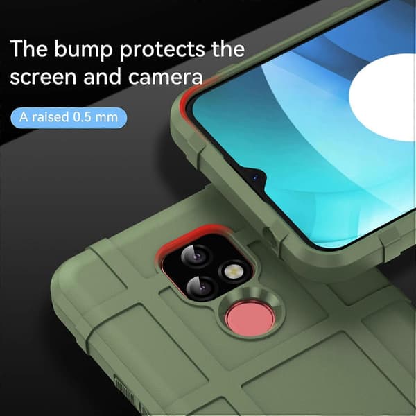 For Lenovo K12 Full Coverage Støtsikkert TPU-telefondeksel Green