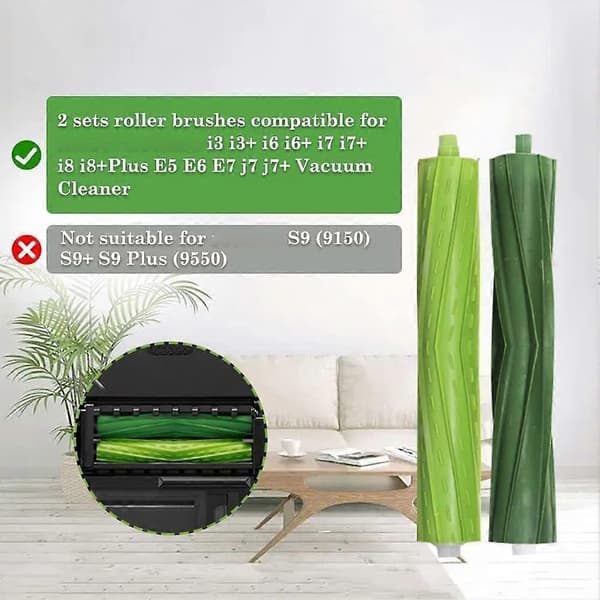 IRobot Roomba -varaosasarja malleihin I3, I3+, I4, I6, I6+, I7, I7+, I8, I8+/Plus, E5, E6, E7 -sarja
