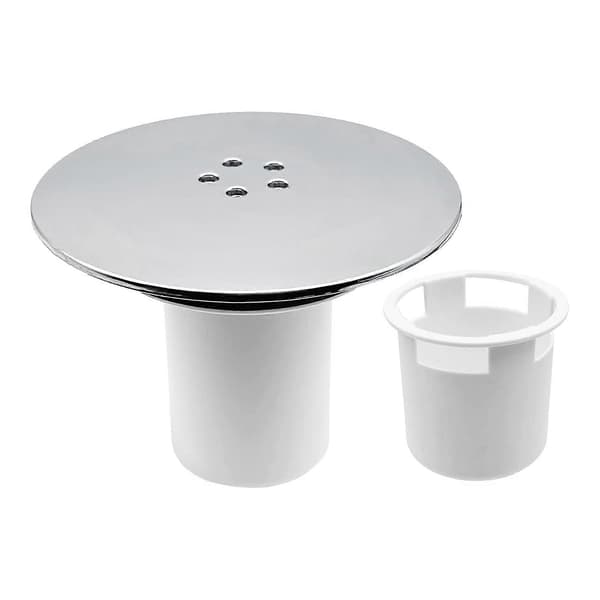 2X Dusjavløpsdeksel, Dusjplugg Hulldeksel 90mm/115mm Plugg Avløpserstatningshull Forkrommet Finish