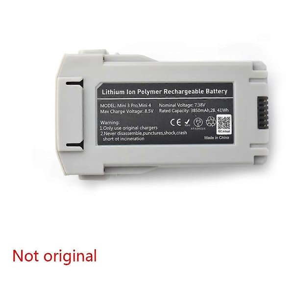 3850mAh PLUS-batteri for Mini 3/Mini 3 Pro/Mini 4 Pro ladehubb intelligente flybatteritilbehør—ls