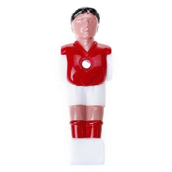 6x Foosball-spiller reservedel rød
