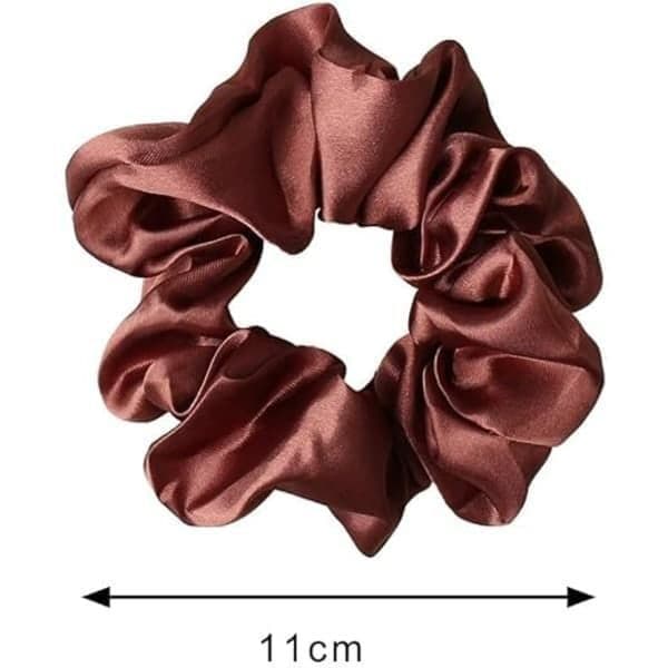 6 st Hårband, Satin Hårband Scrunchie Hårband Snodd