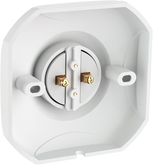 2-delt loftslampe/lampeholder, porcelæn, hvid, 1x E27 maks. 60W 2 stk.—ls 2pcs