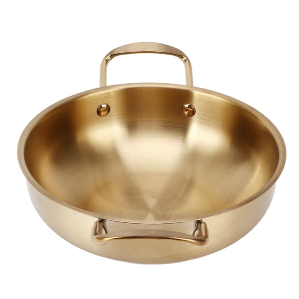 Koreansk Ramen-gryde i rustfrit stål 28 cm 11 tommer bærbar