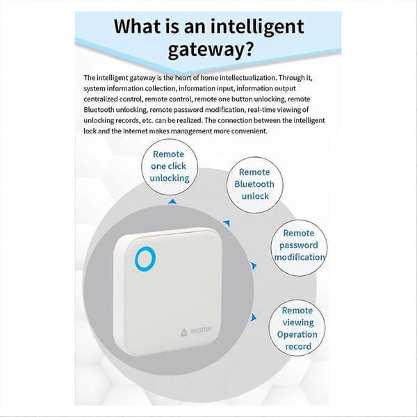 TTLOCK G6 Smart Matter Gateway fjernkontroll