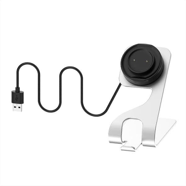Magnetisk laderbrakett ladestasjon strømadapter for GTS4 Mini armbånd—ls Gray