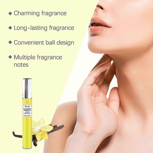 Langvarig vanilje roll-on parfyme for par - Bærbar, elegant duft