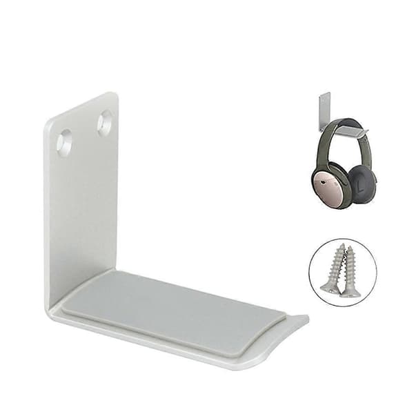 Universal Headset Base Hovedmonteret til Gamer Desktop Bordspil Høretelefon—ls Silver