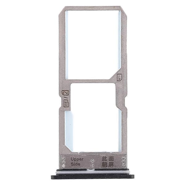 For Vivo Y67 SIM-kortskuff + SIM-kortskuff / Micro SD-kortskuff Black