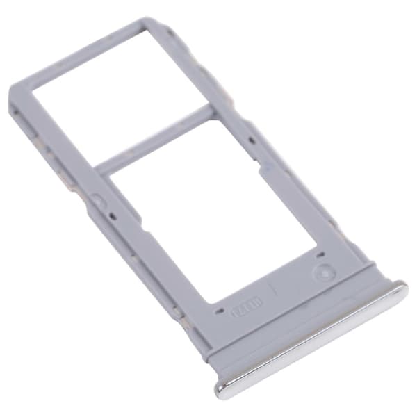 Til vivo Y76s V2156A SIM-kortbakke + SIM-kortbakke / Micro SD-kortbakke Silver