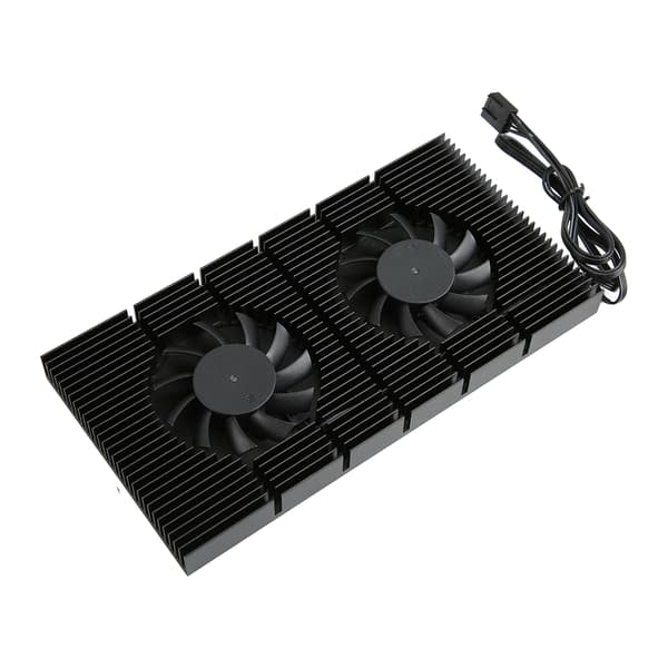 GPU-bagpladeradiator aluminiumslegering hurtig køleplade 4-benet bagplan hukommelseskøler til RTX3090 3080 3070—ls