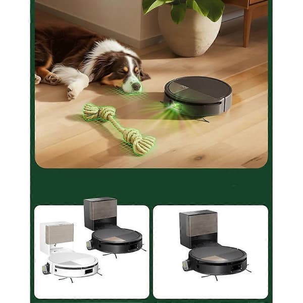 2-paknings rullemopp for IRobot Roomba Max 705 Combo/Max 706 Combo robotstøvsuger, vaskbar mikrofibermopprulle