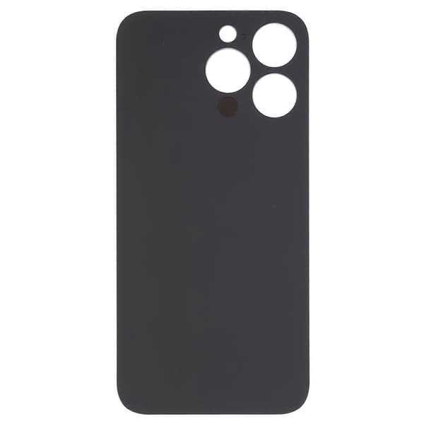 Enkelt erstatningsglas bagcover til iPhone 14 Pro Black