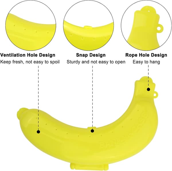 3-pack skyddande bananfodral (195*130*45mm) - för utomhusbruk och resor—ls