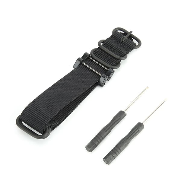 Nylonrem med spenne for utendørsbruk kompatibel med SUUNTO CORE 22mm