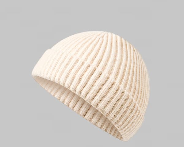 Beige baseballkasket, trawlerhat, vinterhue, skullet