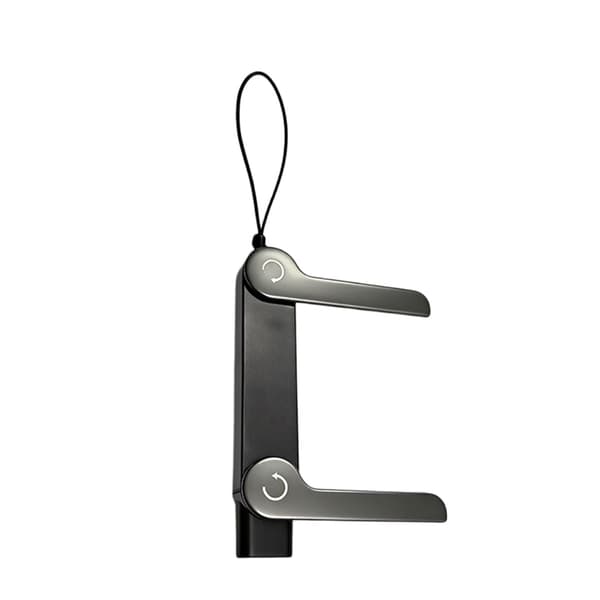 240W zinklegering datakabeladapter sammenleggbar telefonholder til nettbrett—ls Black 0.03