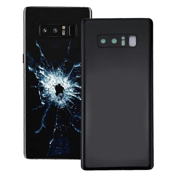 Bakdeksel til Galaxy Note 8 med kameralinsedeksel Black