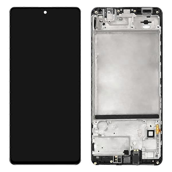 KOMPATIBEL LCD-skærm til Samsung Galaxy M51 SM-M515 Digitizer Fuld Samling Med Ramme Inte angivet