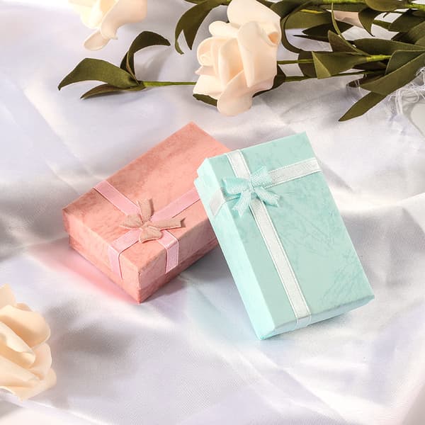 5x8cm Smyckeskrin, Tillbehörslåda, Ringlåda, Örhängeslåda, Hänglåda, Halsbandslåda, Presentlåda - Rosa Pink