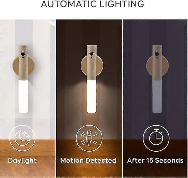 1 stk. LED trappelys bevægelsessensor batteri – ls
