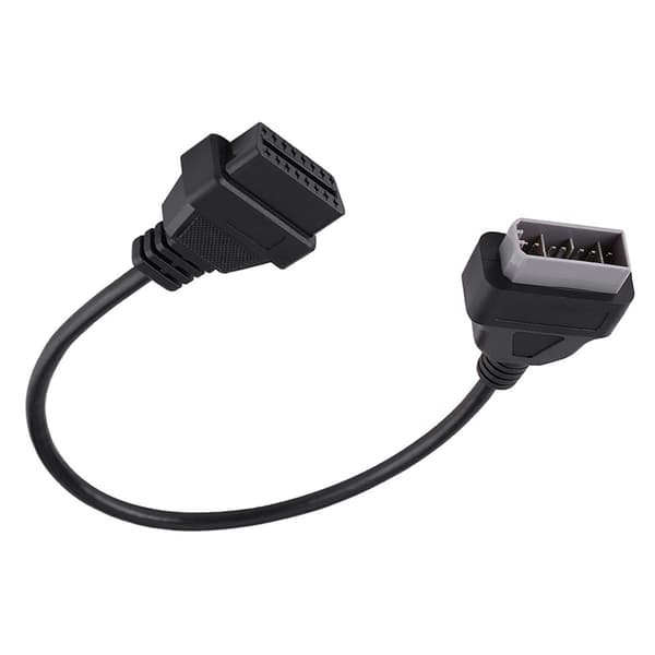 14-pin til 16-pin OBD2 Adapterkontakt Diagnostisk Kabel til Nissan