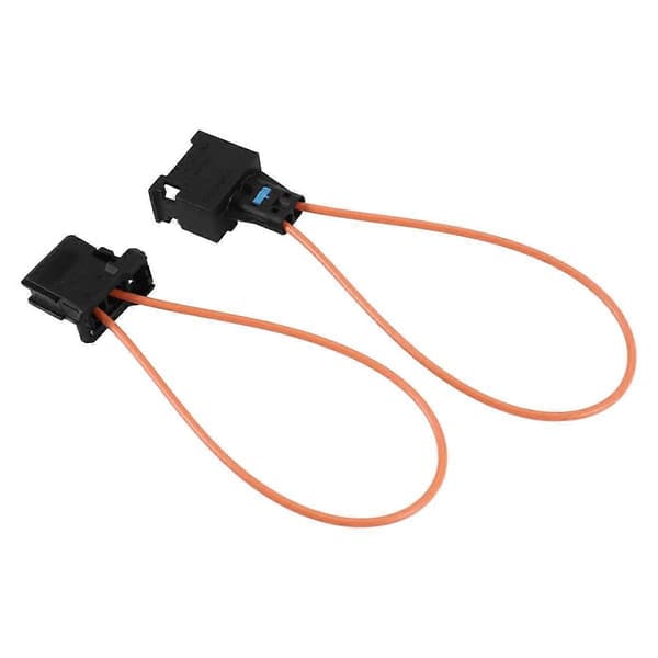 MOST Fiber Optic Loop Bypass HAN & HUN Kit Adapter Kompatibel med sort—ls black