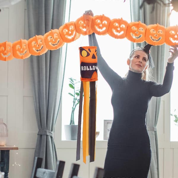 Halloween Havepynt Vindpose Have Hængende Flag Vindindikator Indretning (Tilfældig Stil)
