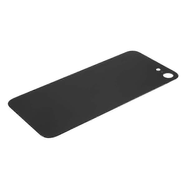 Bagside i glas af høj kvalitet kompatibel med Apple iPhone SE (2. generation) Black
