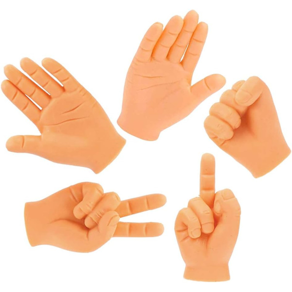 Små händer Små händer Fingerdockor Mini Fingerhänder Middl