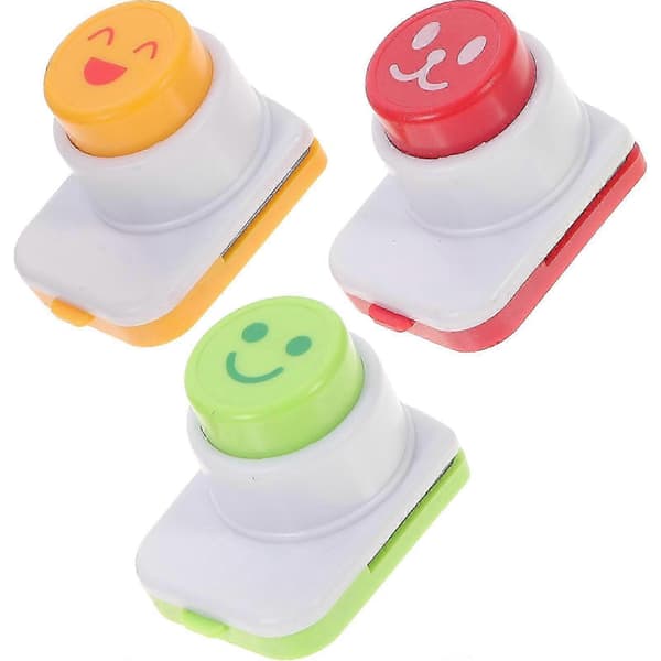 3 stk DIY Sushi Formsett med Smiley Ansikt Preging