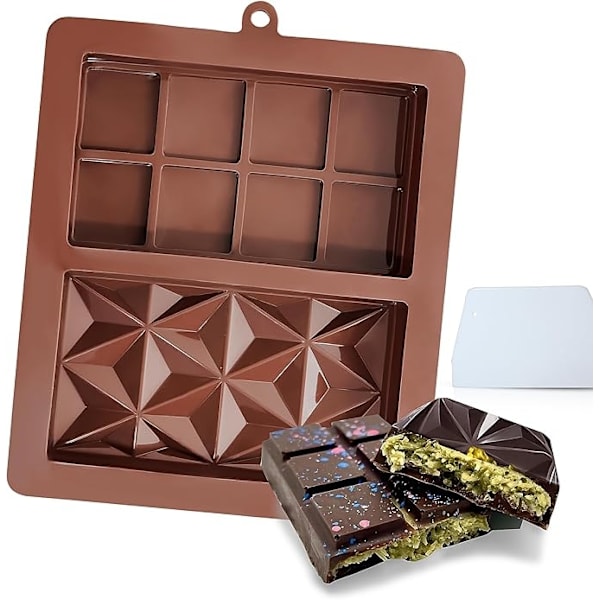 Chokoladeform Dubai Chokolade Silikoneform - Chokoladebar 100