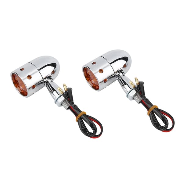 Retro Bullet Style Motorcykel LED Blinklys Indikatorlampe