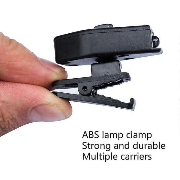 2 stk universell fleksibel lyssterk LED-klemme bokleselys LED mini nattlampe – LS