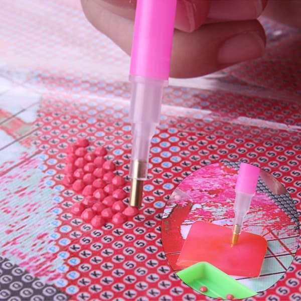 53 st 5D Diamantmålning Miljövänlig Lera DIY Diamantbroderi