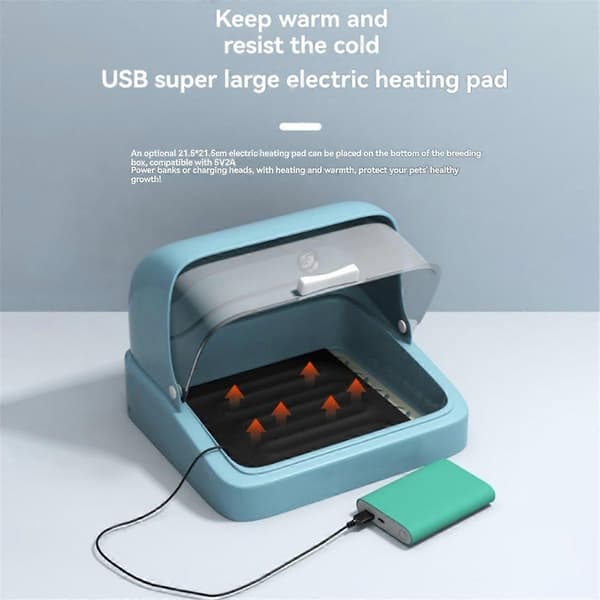 Kyllingrugerugekasse Kyllingevarmer til Papegøjer Kyllinger Ællinger[ls]