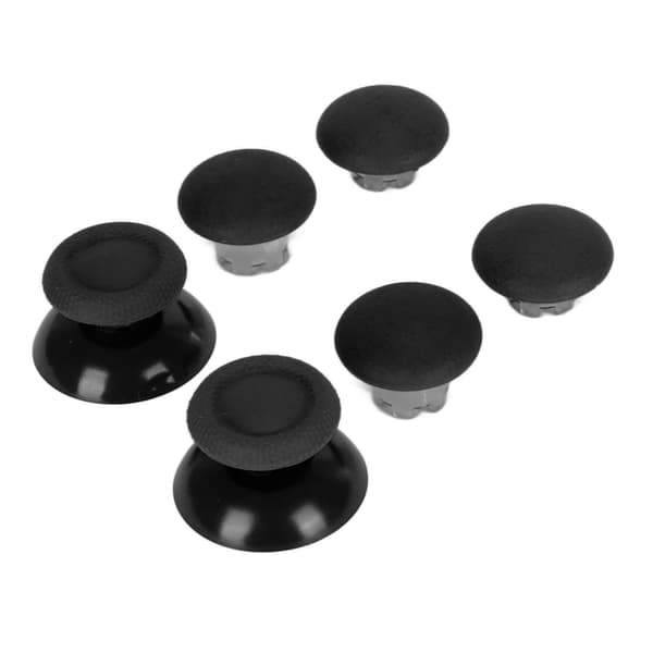 Thumb Grip 8-i-1 multifunktionelt 3D-fjernfølende tommelfingerstick-dæksel med 2 stk. Thumb Stick Base Kompatibel med PS5-controller Sort