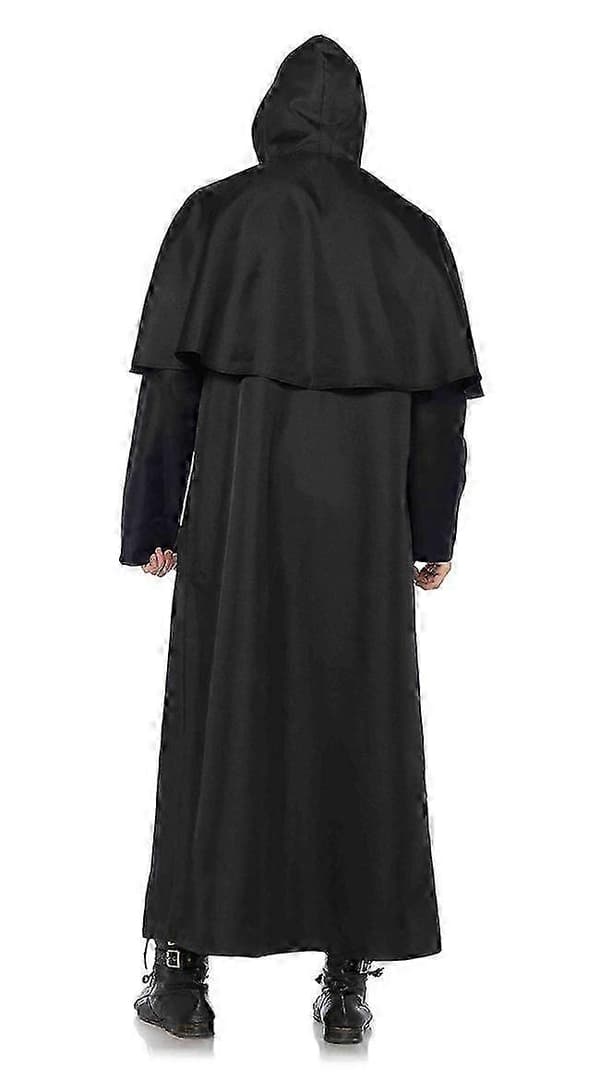 Halloweenfestkostume Dødskappe Cosplay Spøgelsestøj Multi Kappe Hættekapper Til Voksenkostumer Vampyrkappe