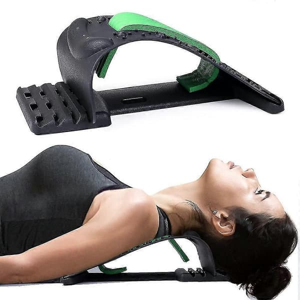 Magnetisk Terapi Rygmassager Båre Nakke Stræk Værktøj Cervikal Pude—ls Pink
