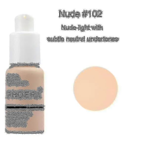 Langvarig lysnende flytende foundation concealer full dekning base sminke—ls