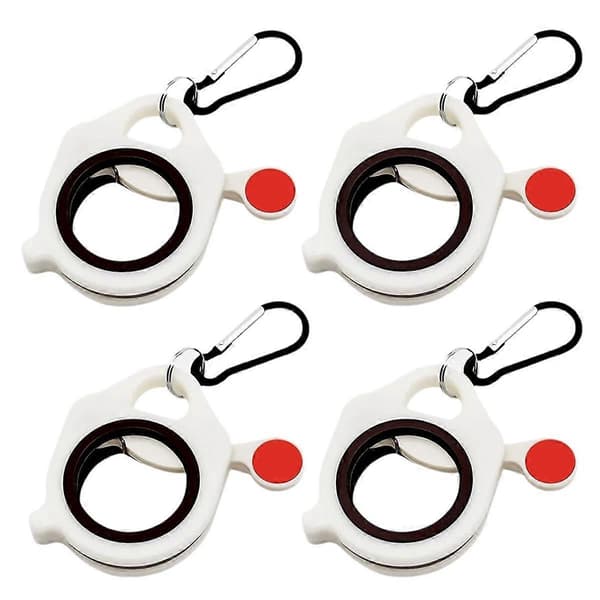 Zip Tie Organizer Kabelbinder Organizer Holder Gløder i Mørket Stærk Effektiv Løsning 8 stk. 4PCS