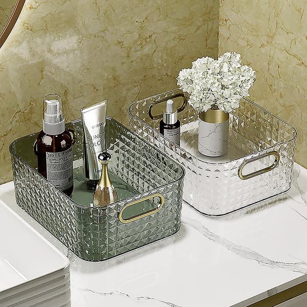 Mode Skrivebords Kosmetik Organizer—ls green