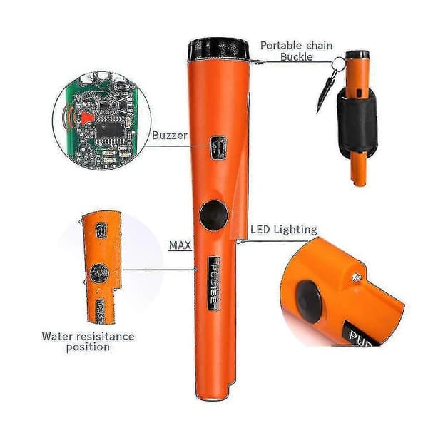 Vanntett metalldetektor Pinpointer
