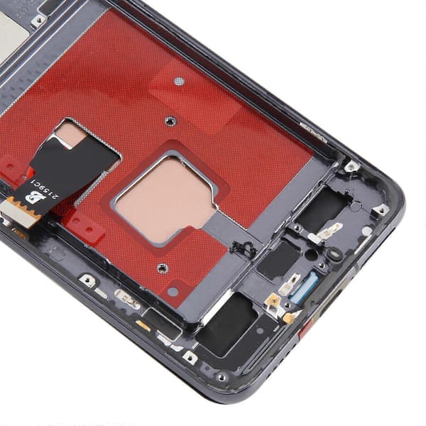 För Huawei P40 TFT LCD-skärm Digitizer komplett montering med ram, stöder inte fingeravtrycksidentifiering Black