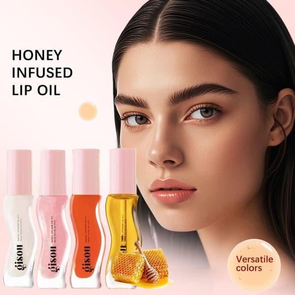 Gisou Honey Infused Hydrating Lip Oil, närande läppfuktighetskräm—ls